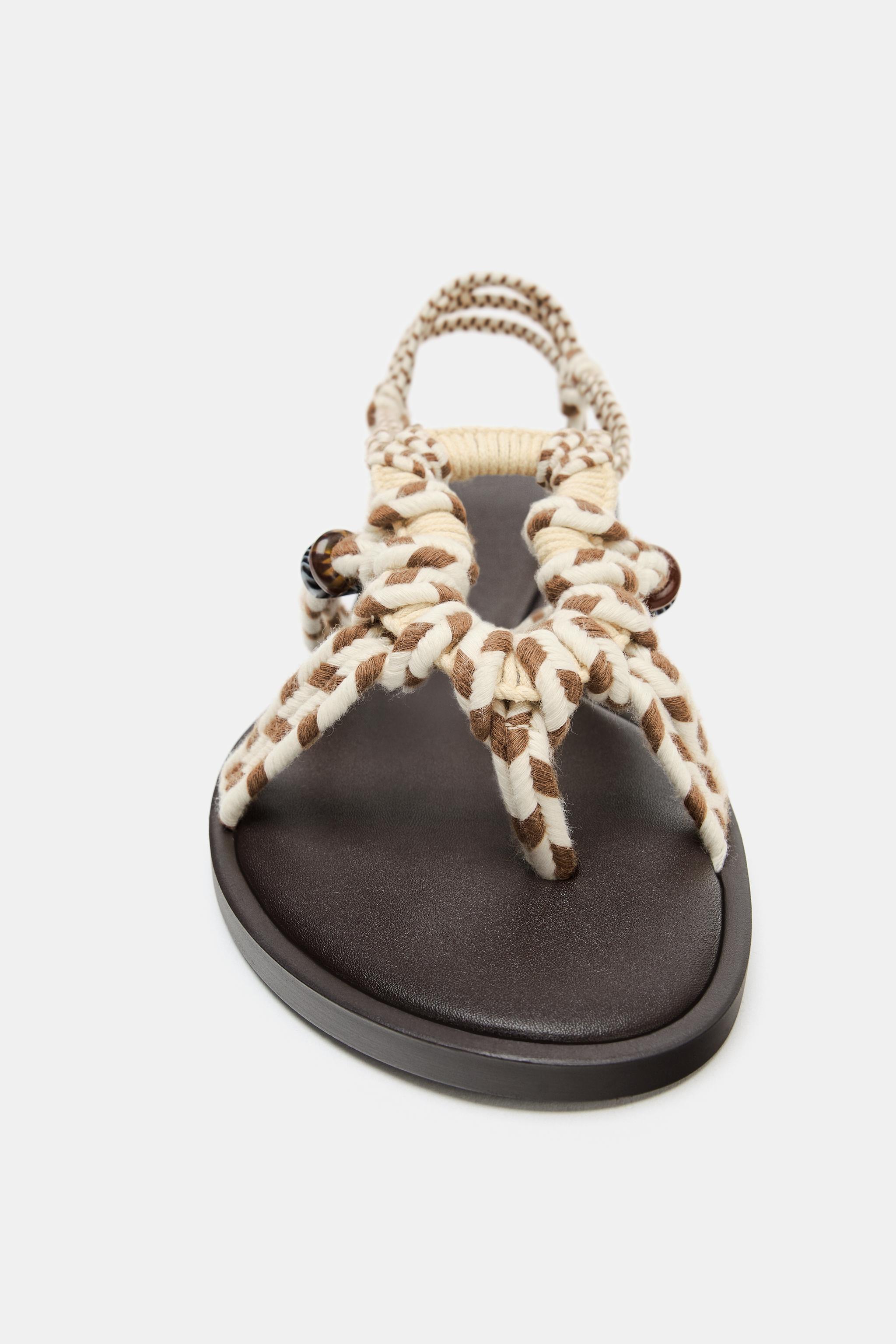 STRAPPY FLAT SANDALS